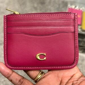 Coach Zip card holder